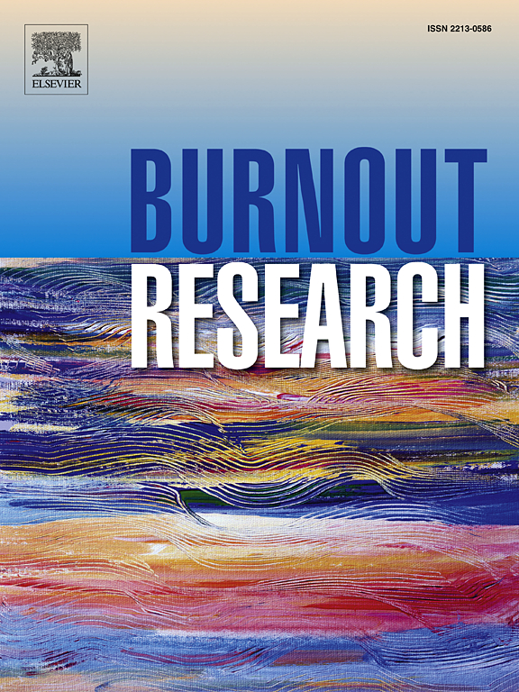 Go to journal home page - Burnout Research